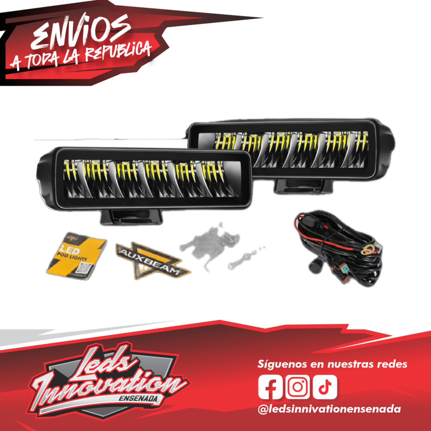 6.3 INCH 60W 7200LM LED LIGHT BAR OFF ROAD DRIVING LIGHT