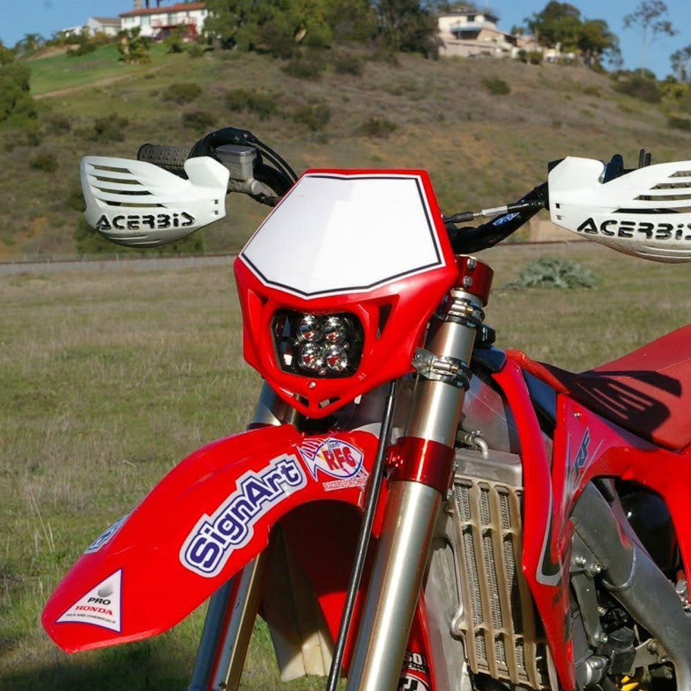Kit de faros delanteros deportivos para motocicletas Squadron (D/C) con carcasa - Universal
