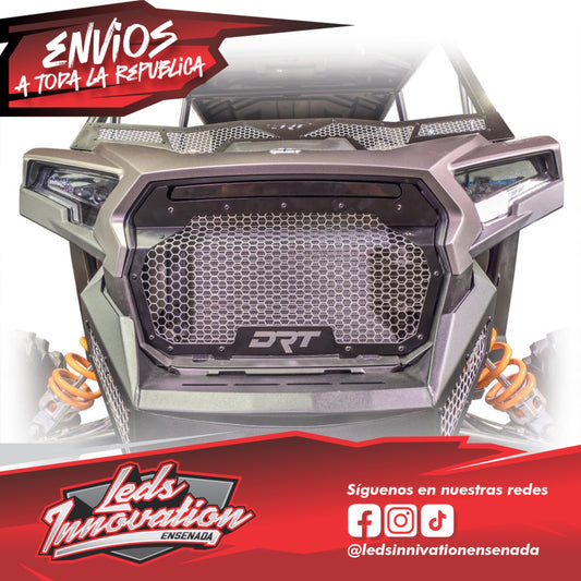 Parrilla delantera de aluminio DRT Motorsports Polaris 2024+ RZR XP 1000/4