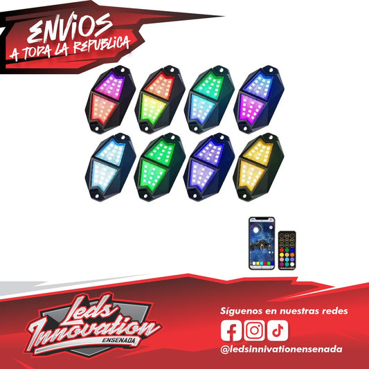 LUCES DE ROCA RGB CHASING COLOR