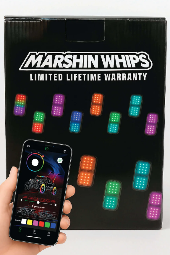 Kit de 8 luces LED para chasis Marshin Whips Rosewell X-2
