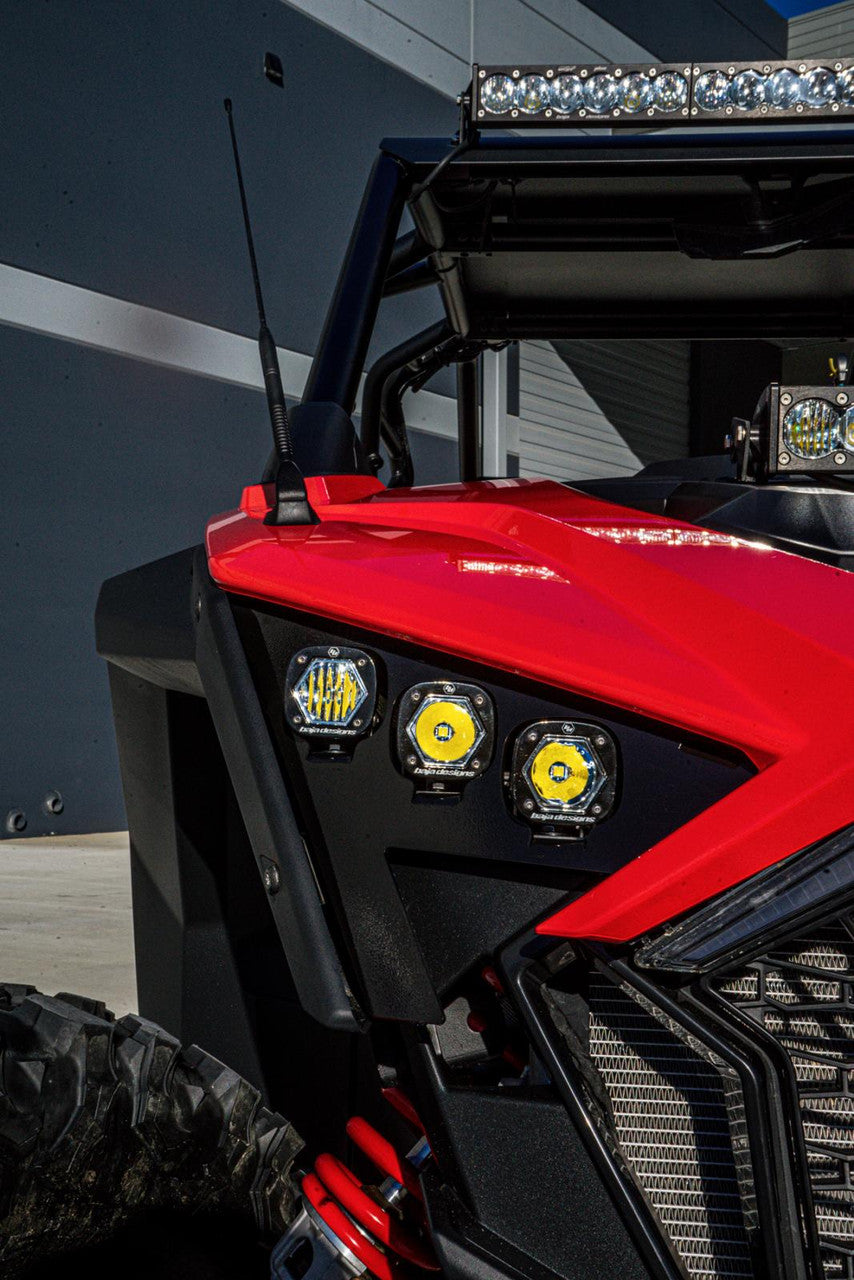 Kit de faros delanteros triples LED Polaris S1 - Polaris RZR Pro XP 2020-2026; RZR Pro R/Turbo R 2022-2024