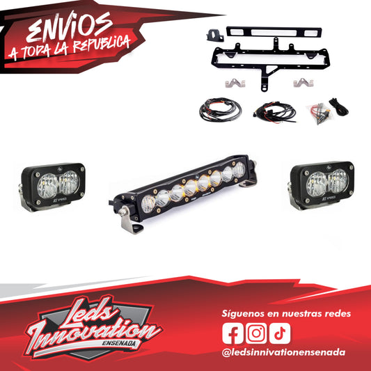 Barra de luces de 10" para Toyota S8 / Kit de conversión de luces de parrilla TRD Pro para S2 Pro - Toyota Tacoma 2024 en adelante