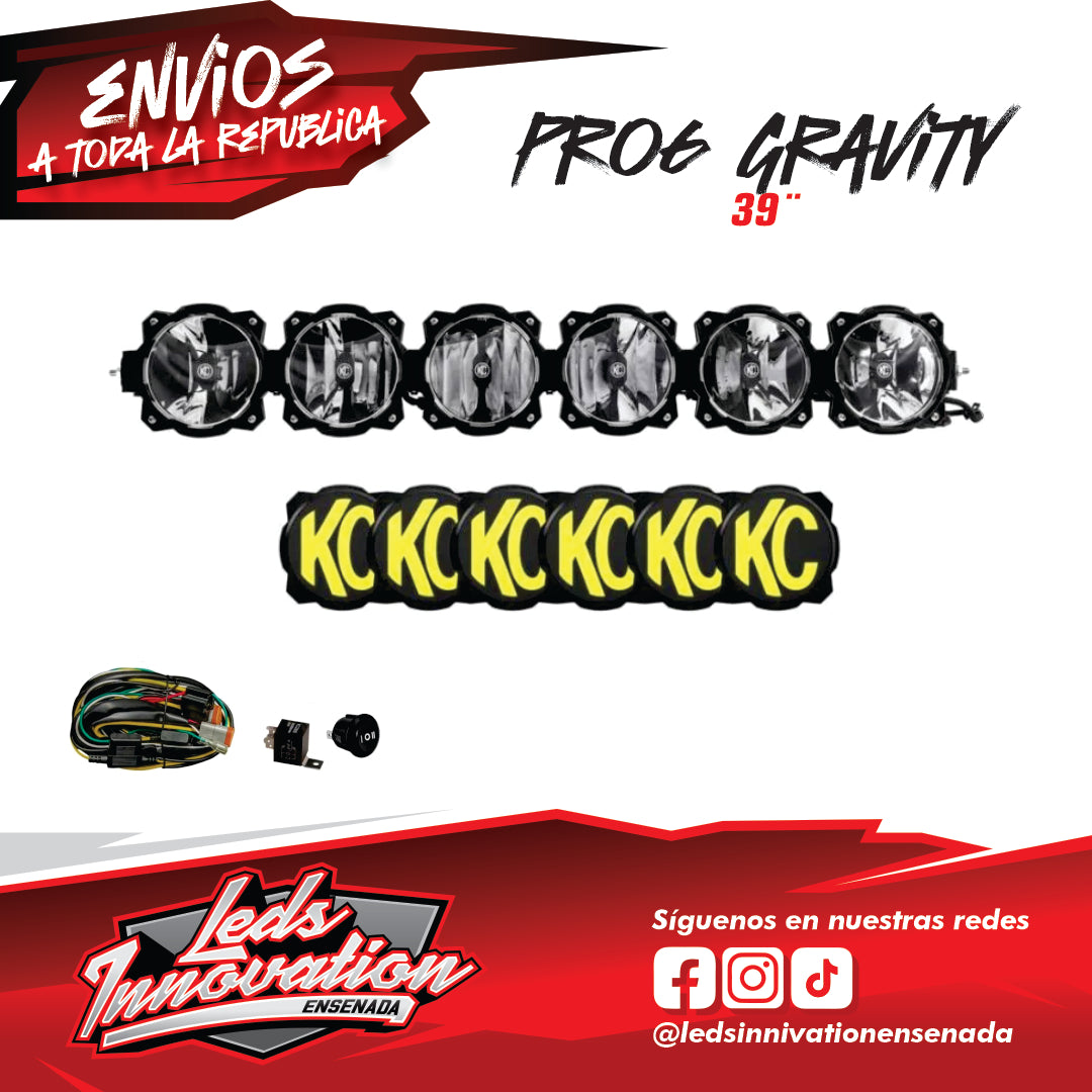 Sistema de barra de luces LED Gravity® Pro6 de 39" con 6 luces y haz combinado de 120 W