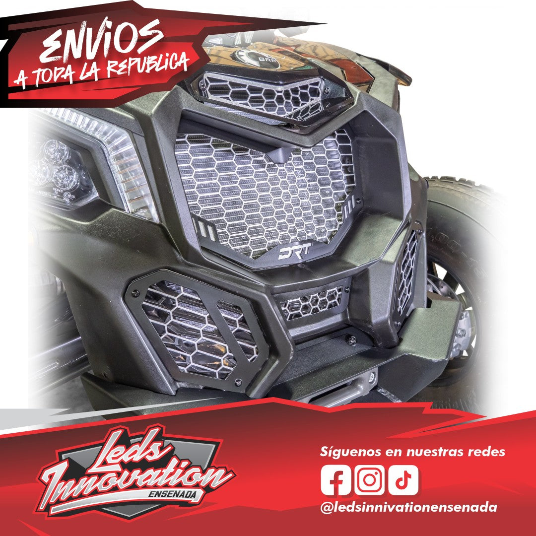 Kit de parrilla delantera de 5 piezas para Can-Am X3 2017+ V2