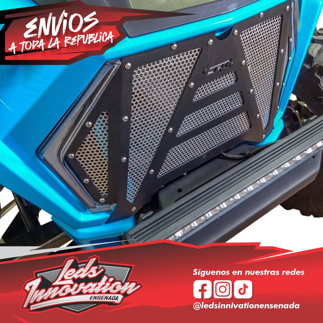 Parrilla de aluminio DRT RZR XP 1000 2019+ Turbo, 2018+ Turbo S