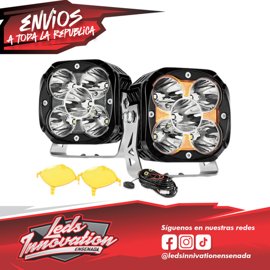 XP-ULTRA SERIES 4.5 INCH LED POD LIGHTS OFF ROAD LIGHTS WITH AMBER DRL