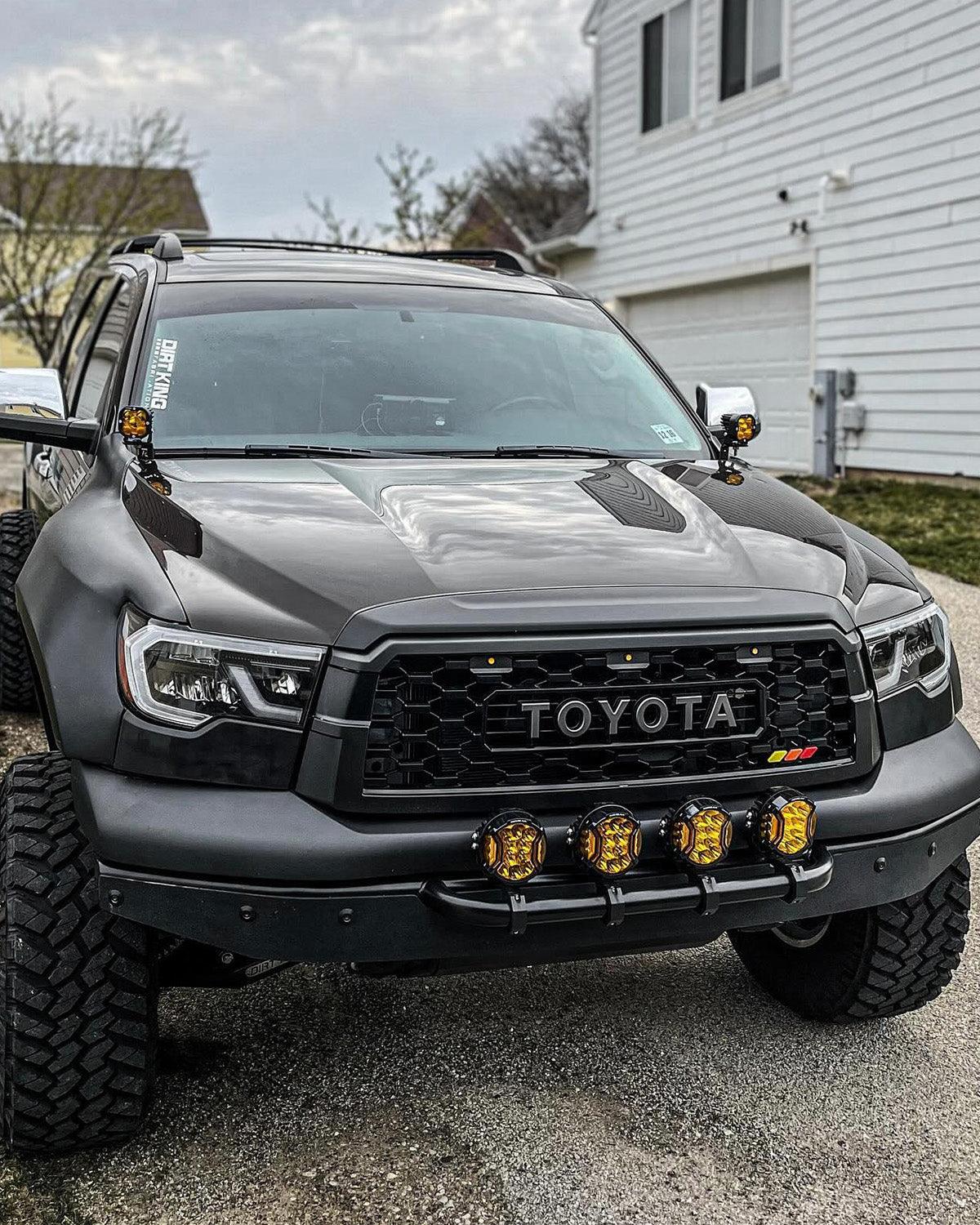 Serie V-ULTRA | Luces LED laterales ámbar de 5 pulgadas y 172 W con luces diurnas ámbar