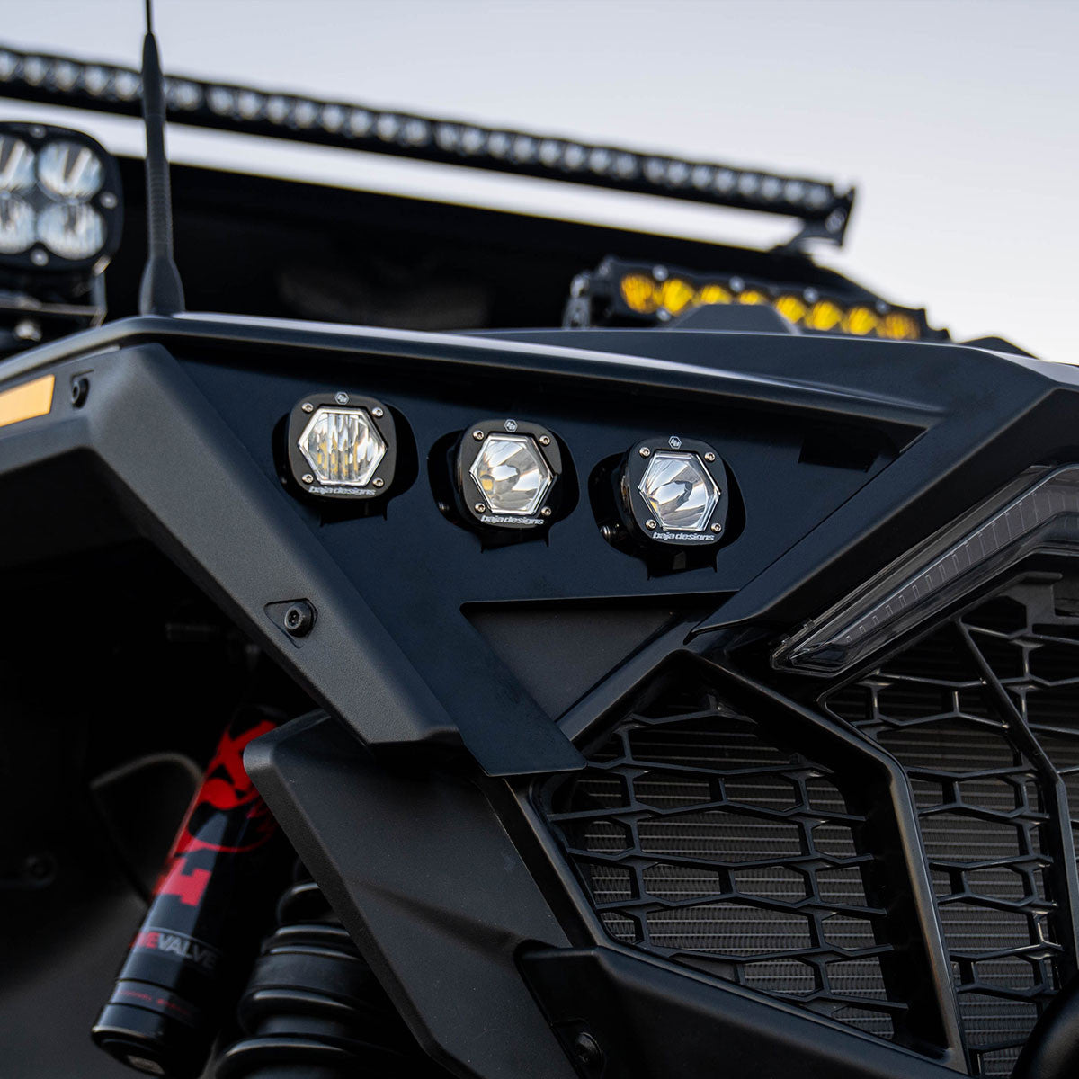 Kit de faros delanteros triples LED Polaris S1 - Polaris RZR Pro XP 2020-2026; RZR Pro R/Turbo R 2022-2024