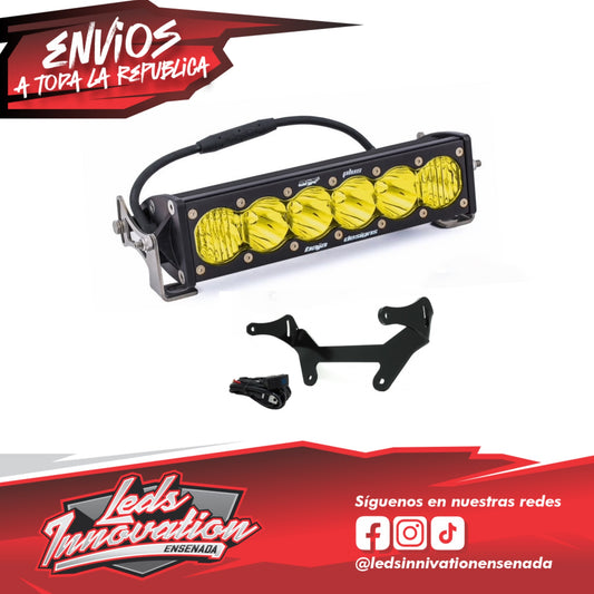 KIT DE BARRA DE LUCES LED CAN-AM ONX6+ DE 10 PULGADAS CON SOPORTE AMORTIGUADOR - CAN-AM MAVERICK X3 2017-24