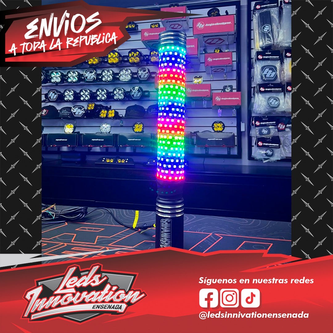 Big Moe 2.0 Multicolor con luces de freno e intermitentes