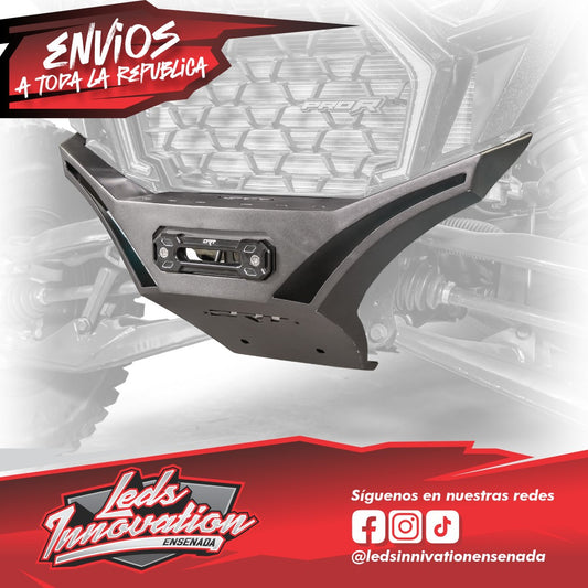 Parachoques delantero con cabrestante DRT Polaris RZR Pro R /Pro S/Turbo R 2022+ V2.0