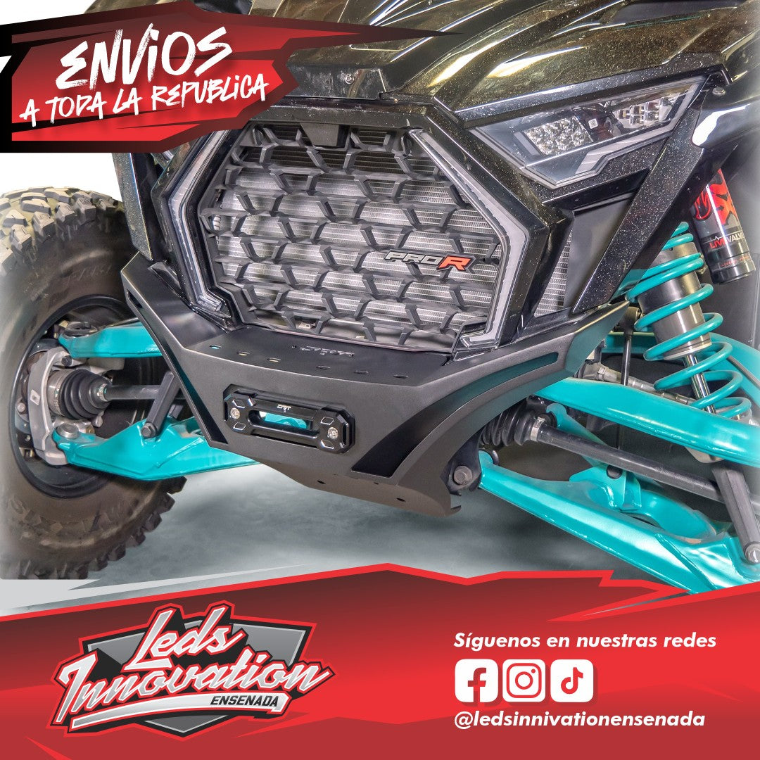Parachoques delantero con cabrestante DRT Polaris RZR Pro R /Pro S/Turbo R 2022+ V2.0