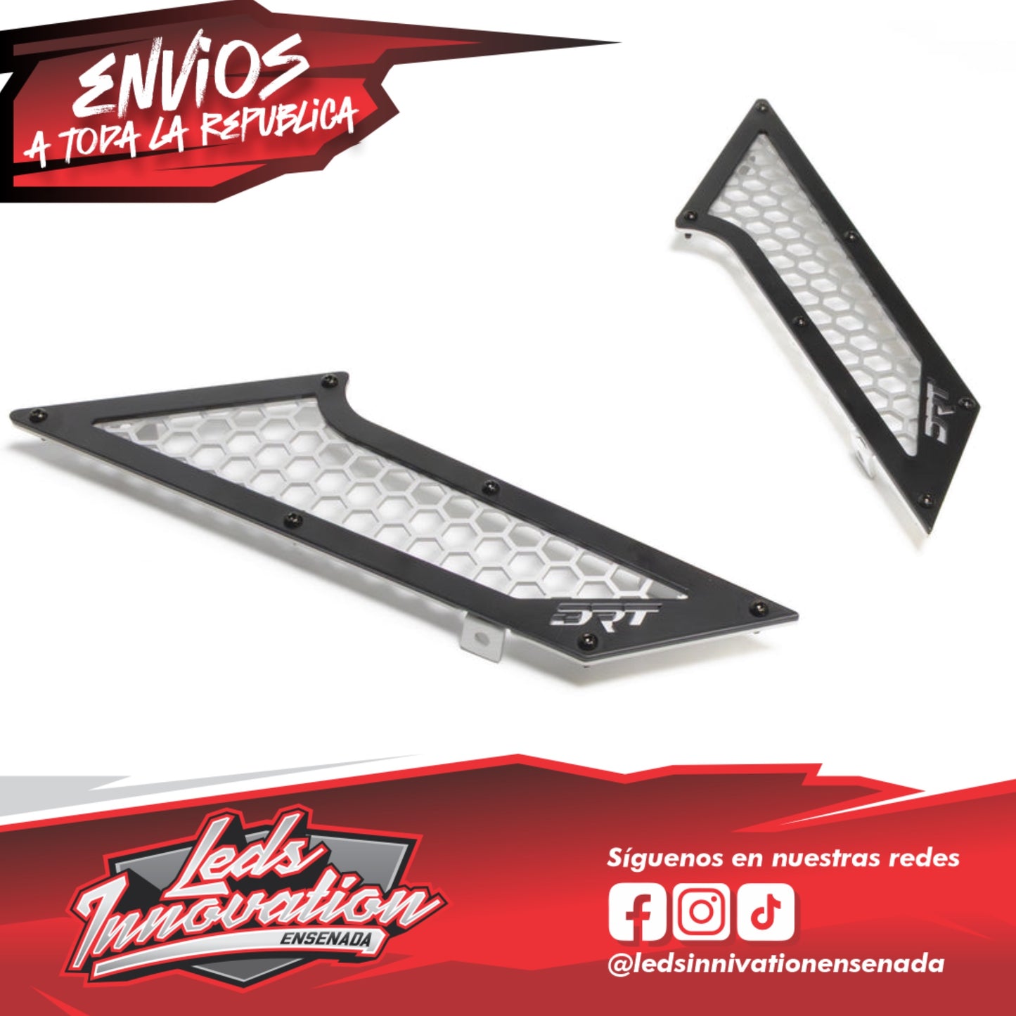 Kit de parrilla delantera inferior de aluminio DRT Motorsports para Polaris 2025+ RZR Pro XP / Pro S / Pro R