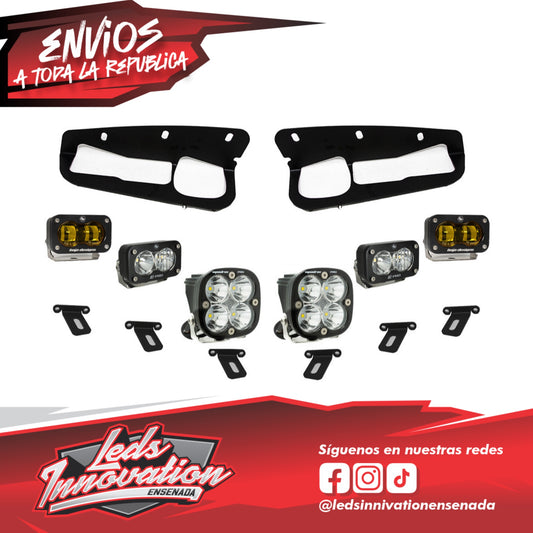 KIT DE FAROS ANTINIEBLA S2 SAE “PRO” PARA FORD BRONCO - FORD BRONCO 2021-2026; PARACHOQUES DE ACERO
