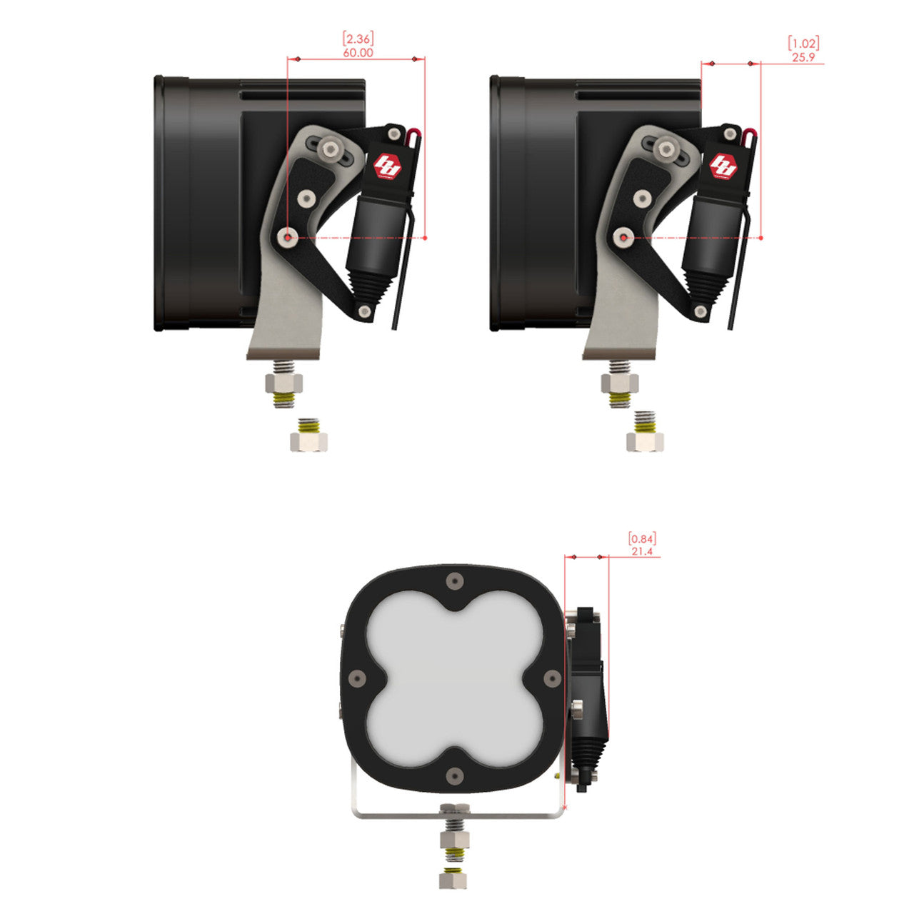 KIT DE ACTUADOR DE LUZ RÉFLEX – CARCASA ESTÁNDAR XL - UNIVERSAL