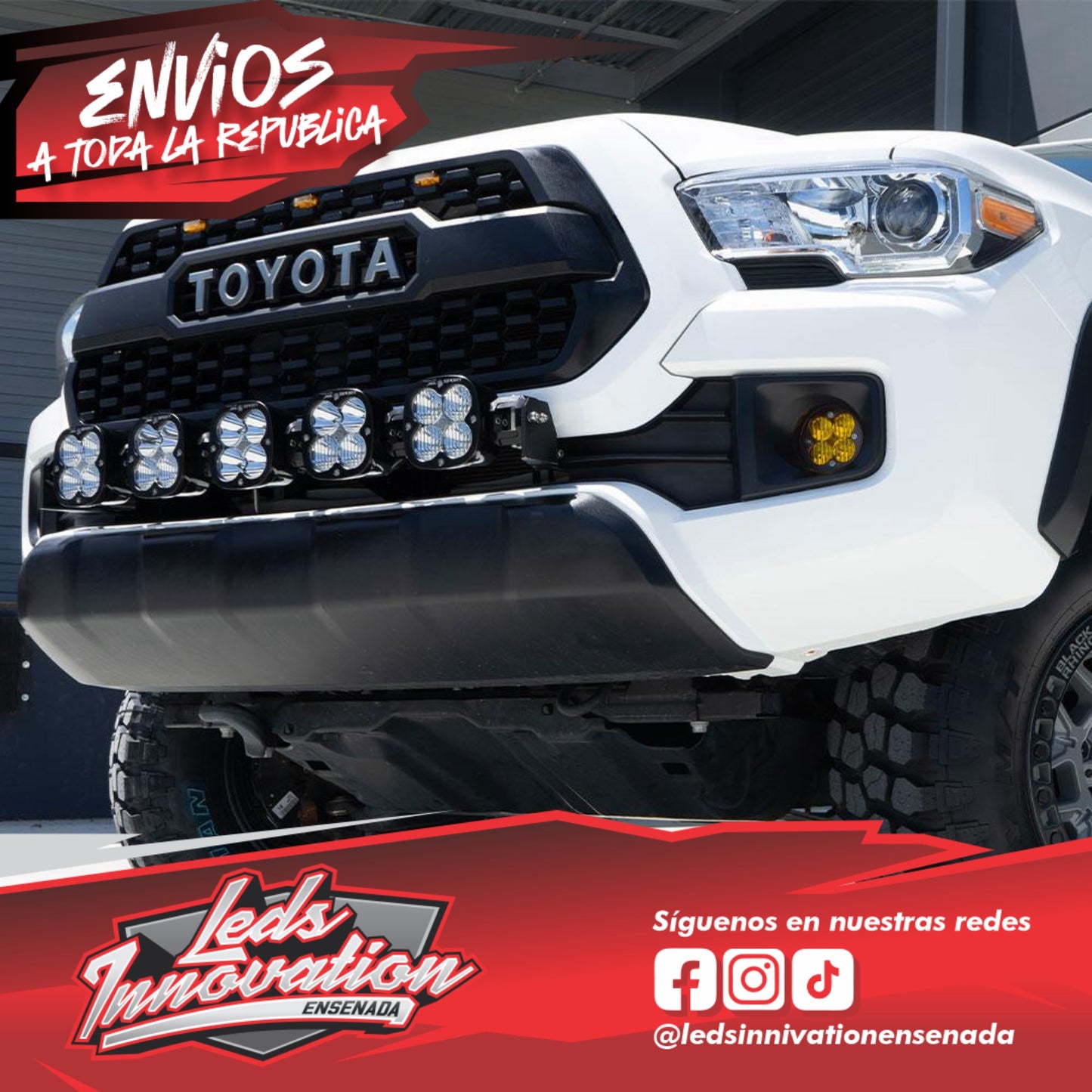KIT DE LUCES DE PARACHOQUES CONECTABLES XL PARA TOYOTA - TOYOTA TACOMA 2016-2023
