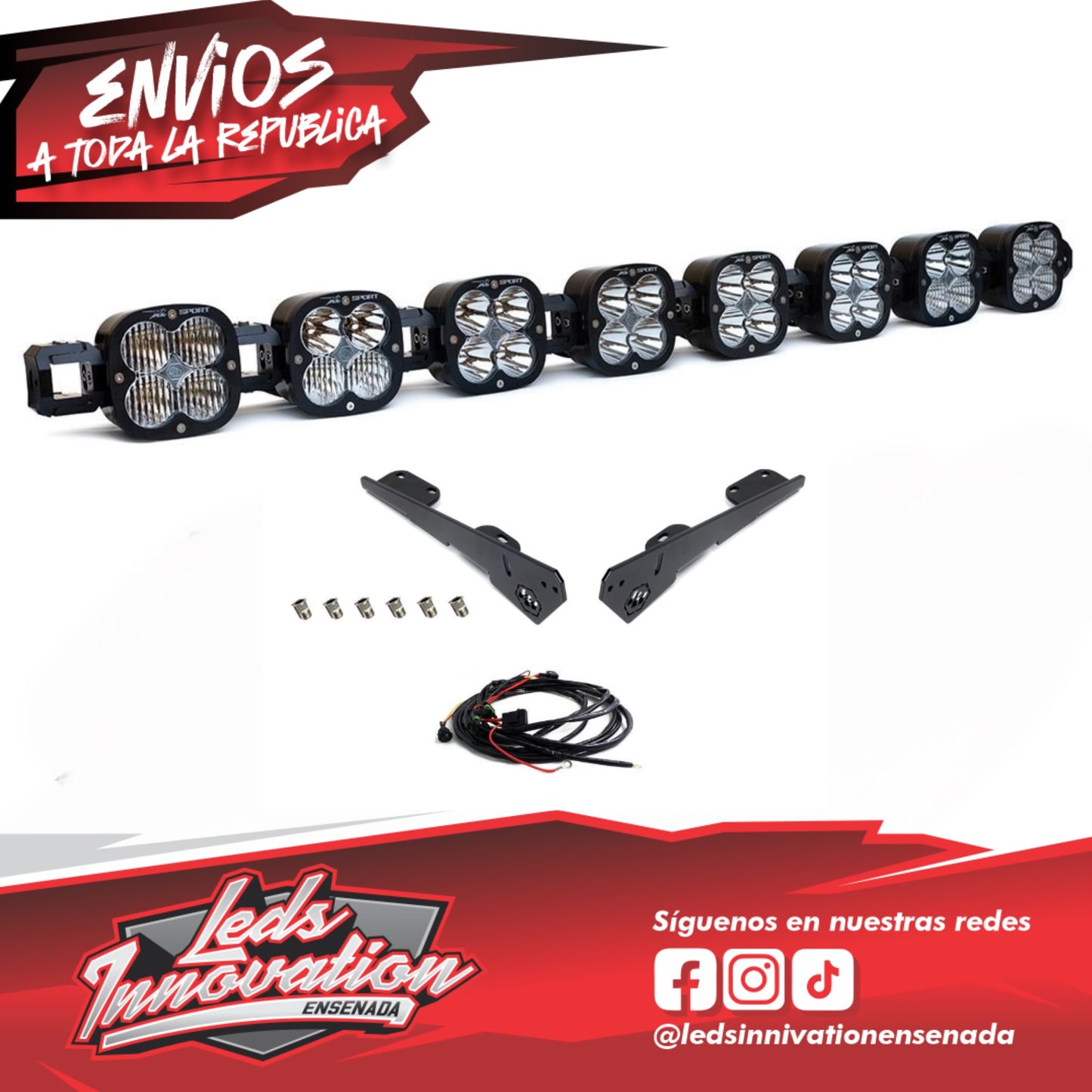 KIT DE BARRA DE LUCES DE TECHO CONECTABLE PARA TOYOTA XL - TACOMA 2005-2023