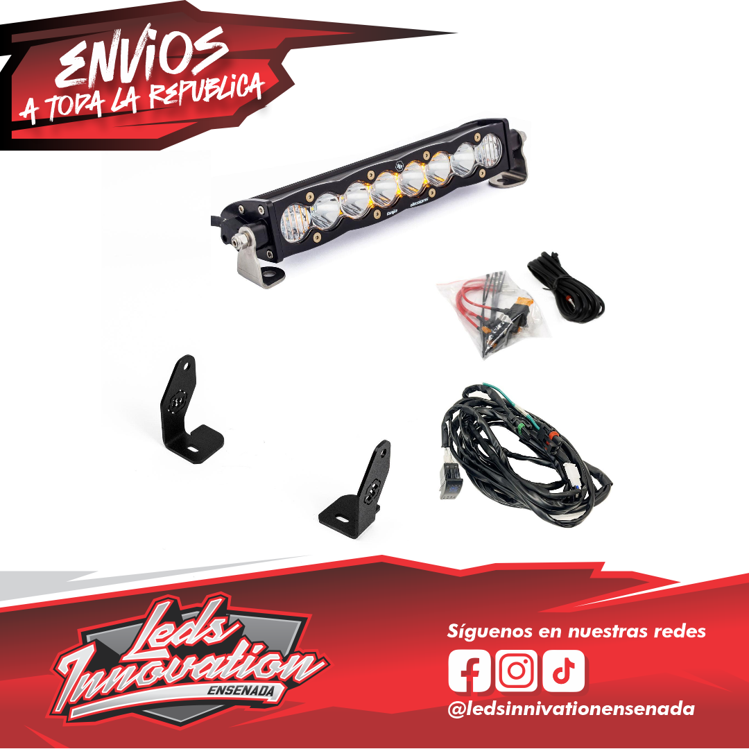 Kit de montaje para barra de luces S8 de 10" en el capó - Polaris RZR Pro-R, Pro-S y Pro-XP 2025