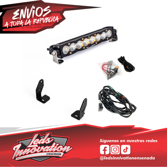 Kit de montaje para barra de luces S8 de 10" en el capó - Polaris RZR Pro-R, Pro-S y Pro-XP 2025