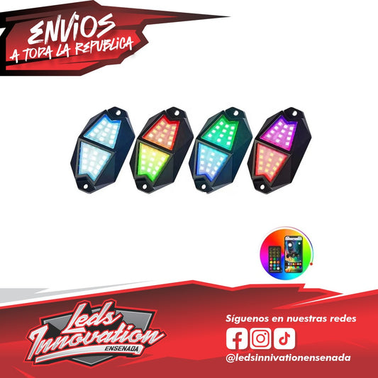 LUCES DE ROCA RGB CHASING COLOR