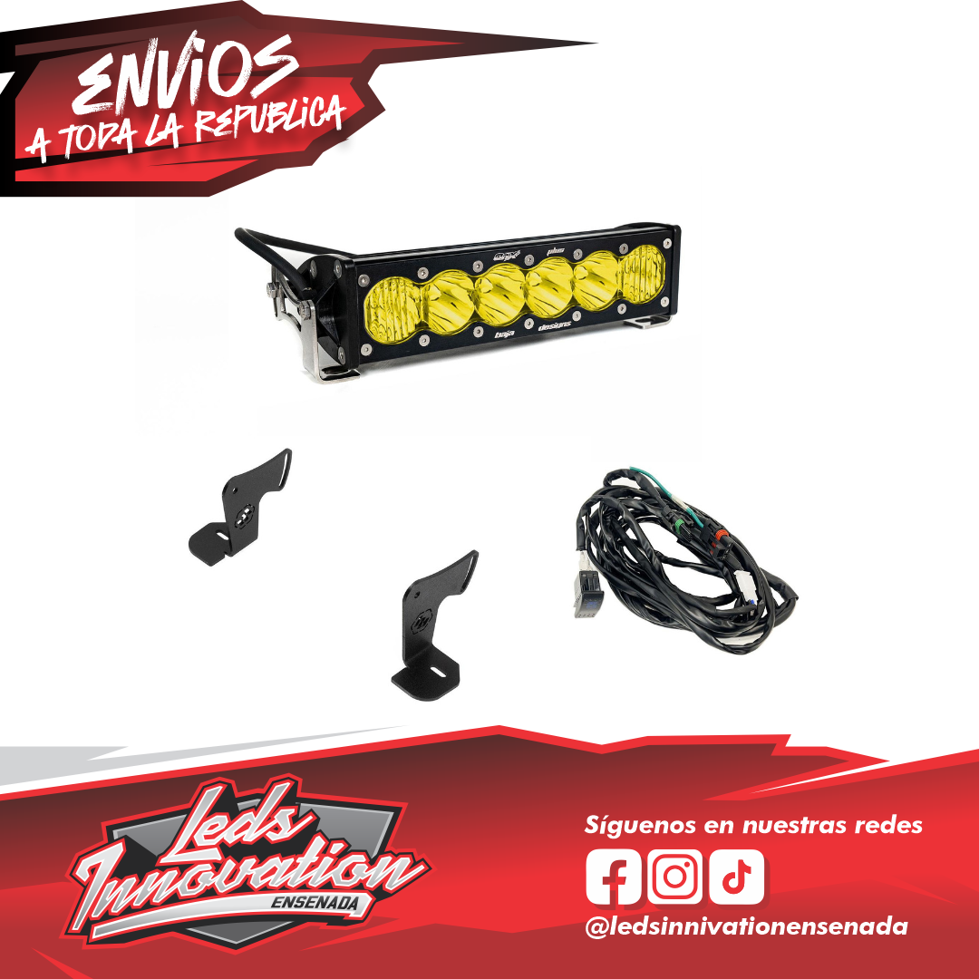 Kit de montaje para barra de luces OnX6+ de 10" en el capó - Polaris RZR Pro-R, Pro-S y Pro-XP 2025