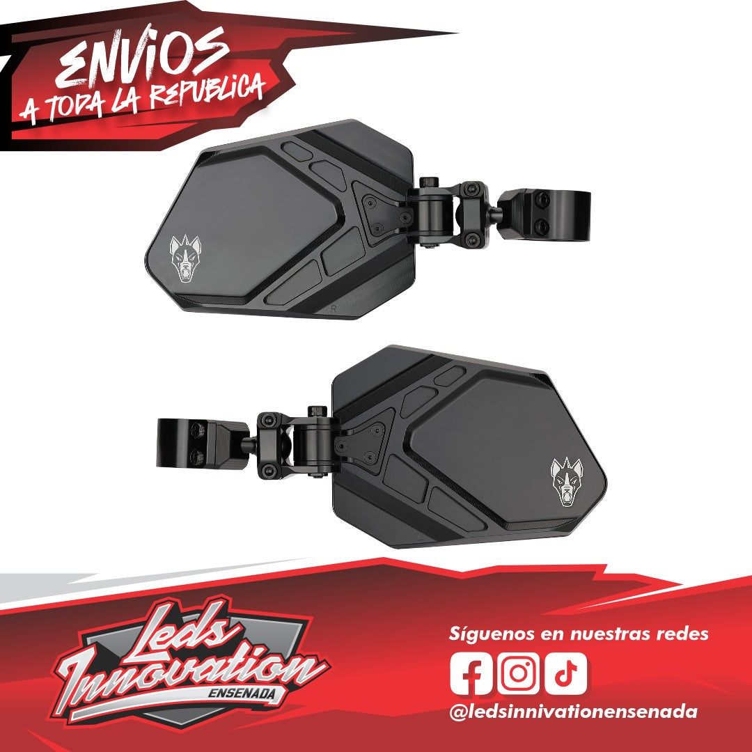 Espejos Chupacabras Off Road Cuero Pro
