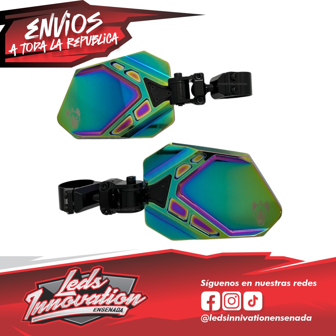 Espejos Chupacabras Off Road Cuero Pro