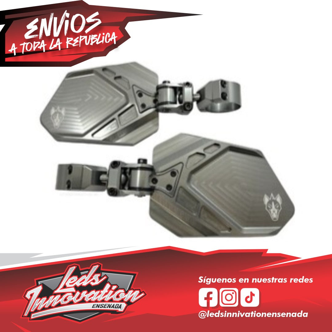 Espejos Chupacabras Off Road Cuero Pro