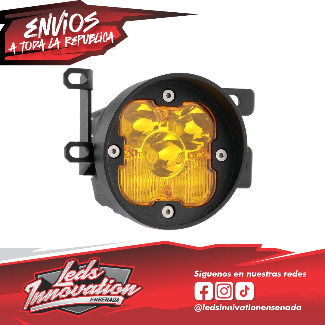 Kit de luces antiniebla LED de 3 pulgadas, 80 W, 9600 lm, luz blanca/amarilla para Toyota Tacoma (2012-2022), Toyota 4Runner (2010-2022) y Toyota Tundra (2014-2022)