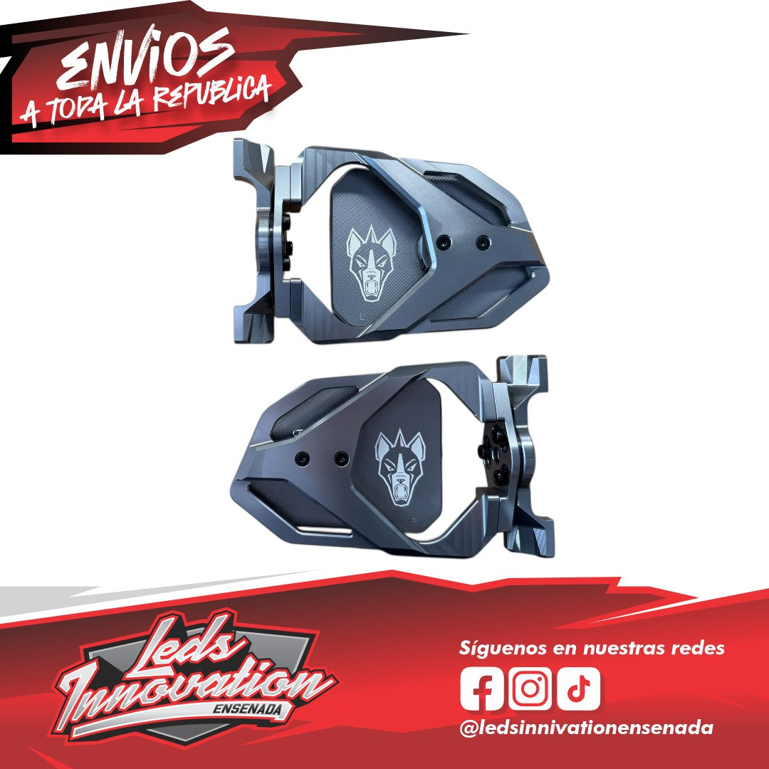 Espejos Chupacabras Off Road Cuero Race