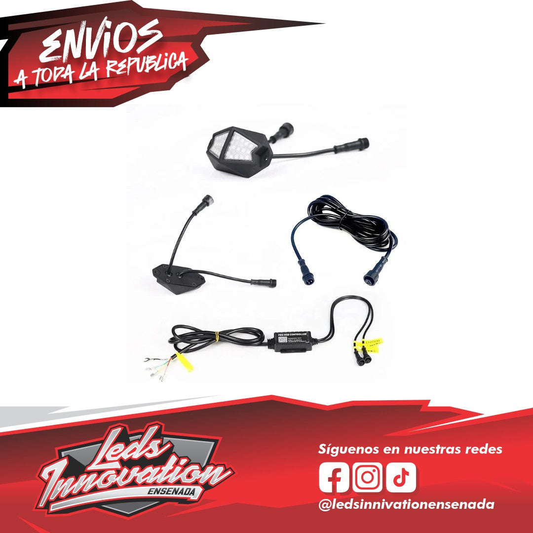 LUCES DE ROCA RGB CHASING COLOR