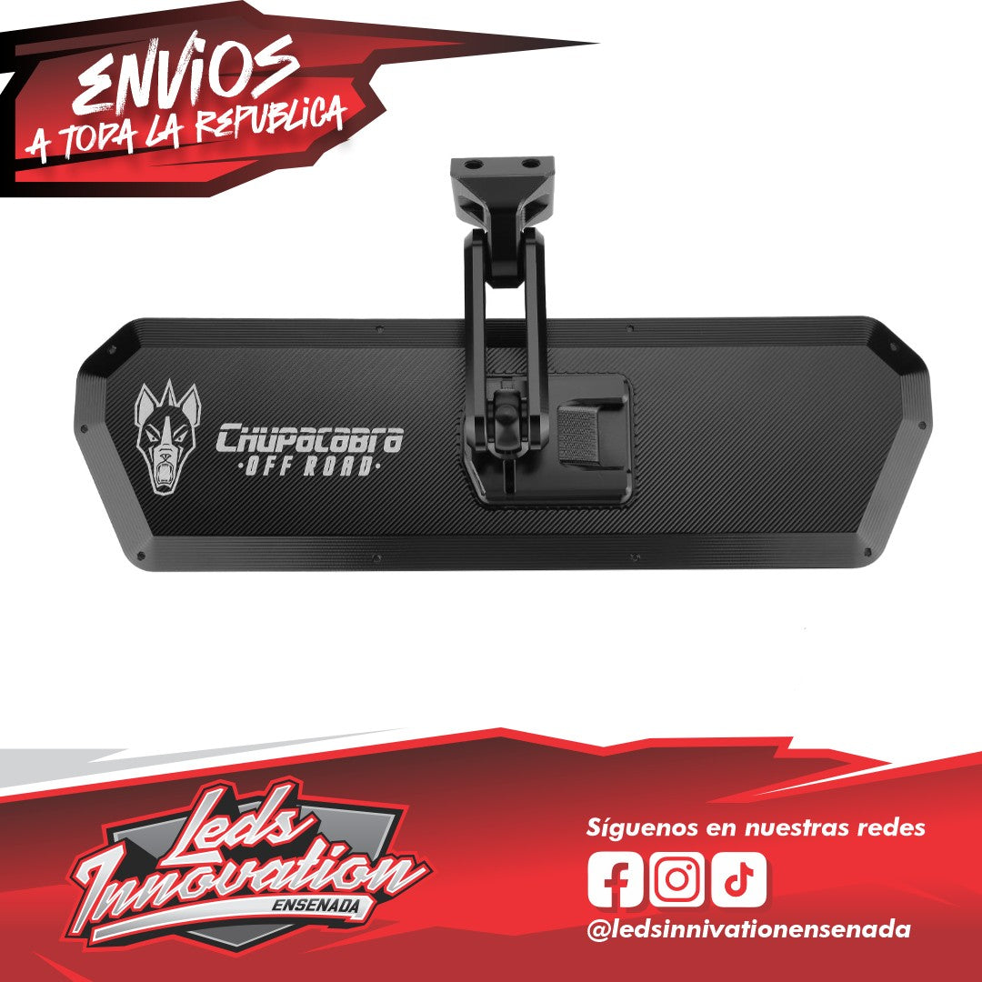 Chupacabras Off Road Espejo retrovisor central todoterreno UTV Super Deluxe de 11"