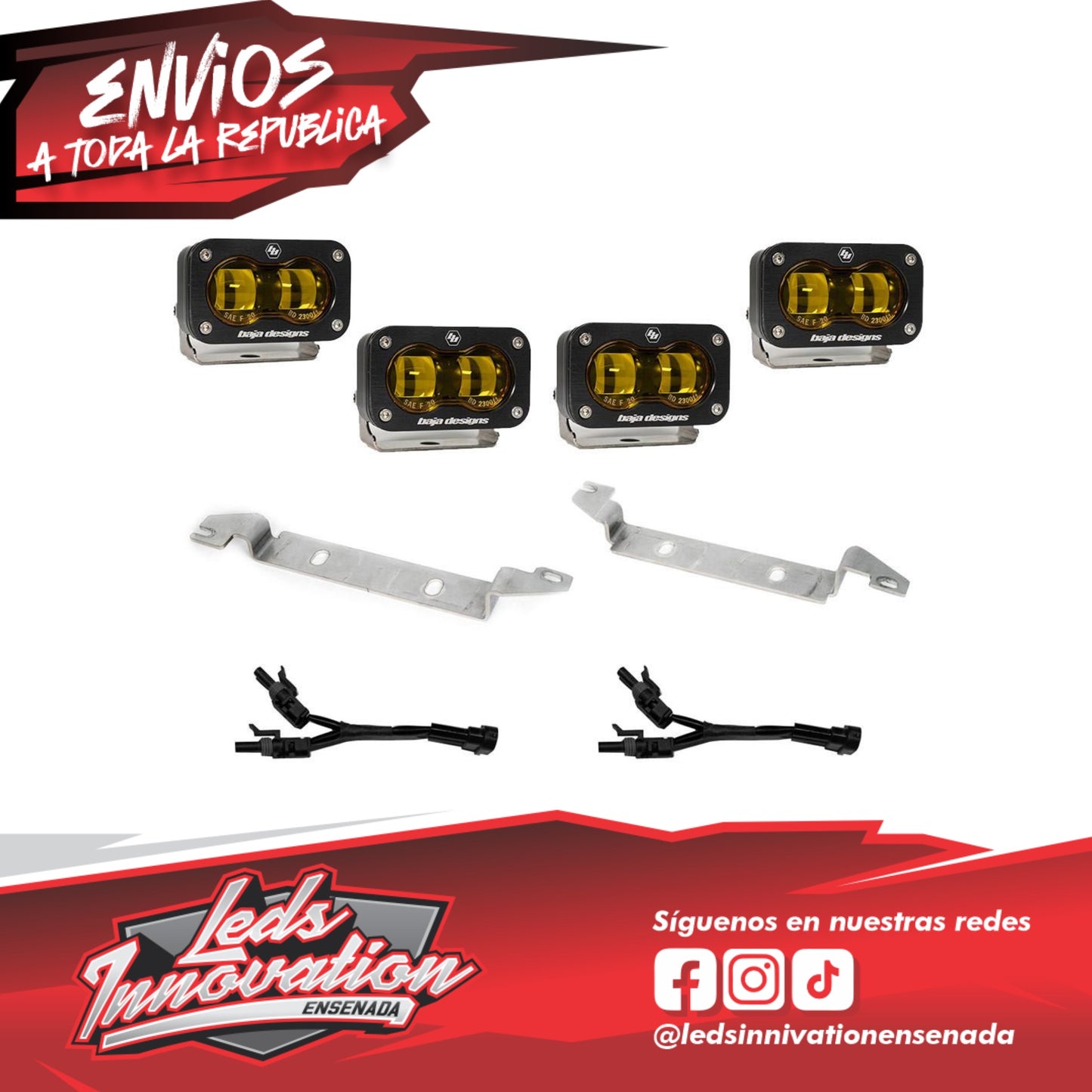 KIT DE REEMPLAZO DE FAROS ANTINIEBLA OEM TOYOTA S2 SAE - TOYOTA TACOMA 2024-2026
