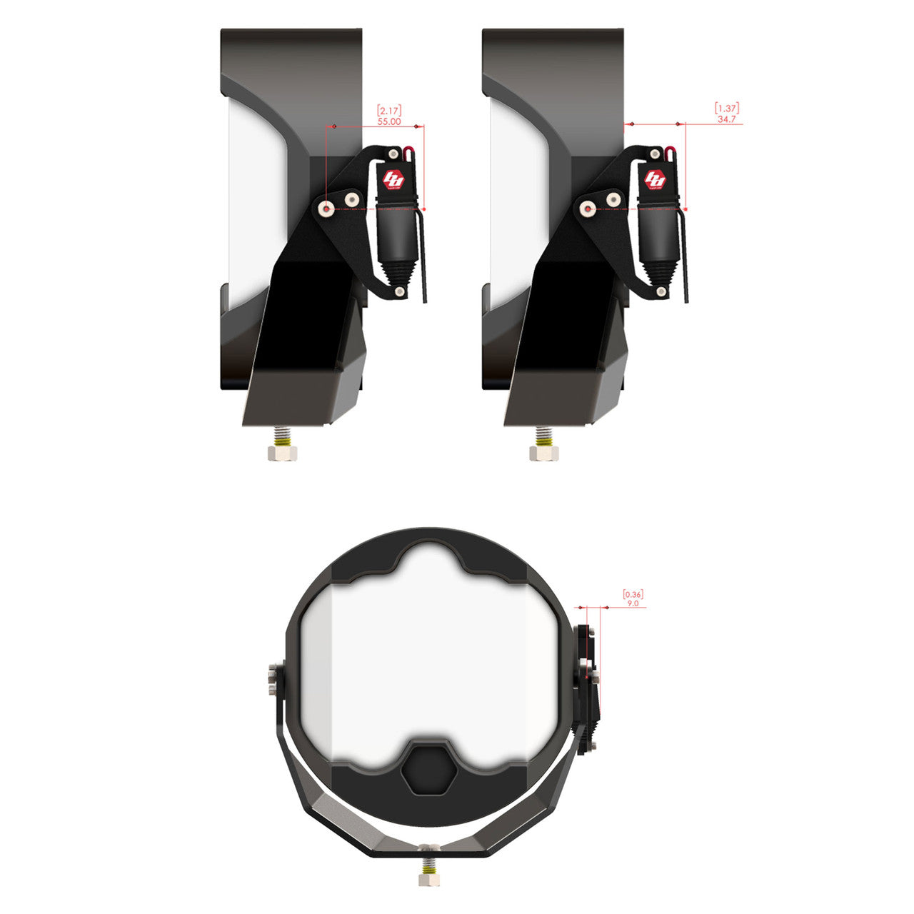 KIT DE ACTUADOR DE LUZ RÉFLEX – CARCASA LP4/LP6/LP9/XL-M -Universal