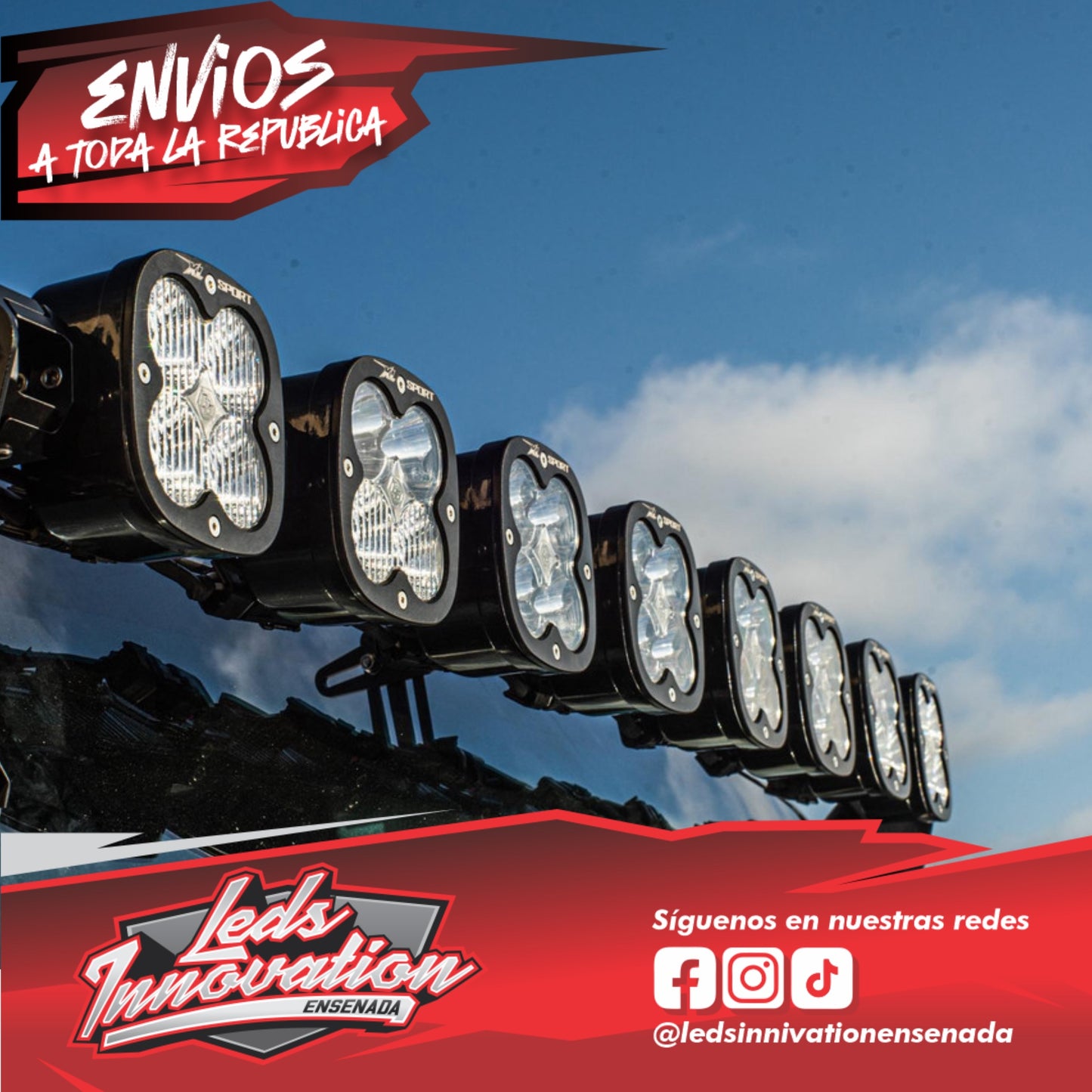 KIT DE LUCES DE TECHO CONECTABLES PARA JEEP JK XL - JEEP WRANGLER JK 2007-18