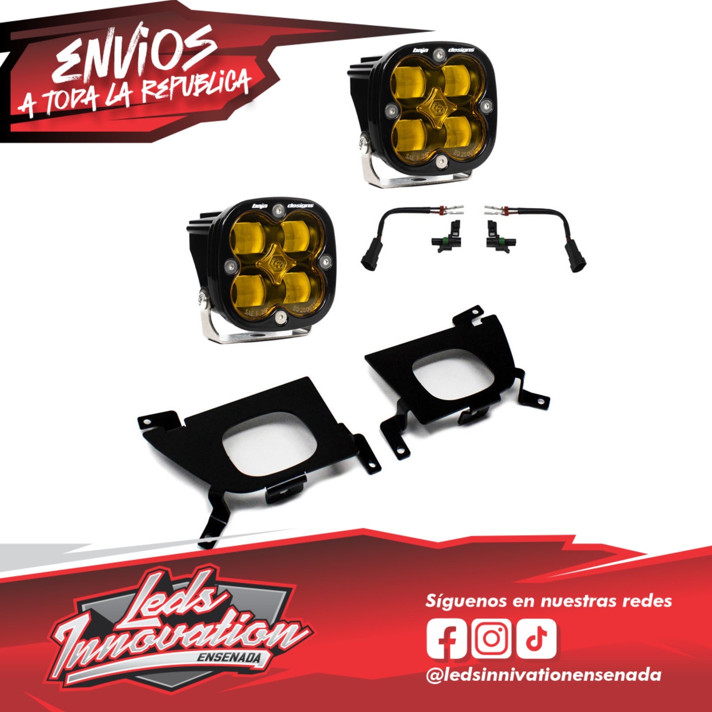 KIT DE LUCES ANTINIEBLA DE BOLSILLO CHEVY SQUADRON SAE - CHEVY SILVERADO 1500 2019-22 / 2500HD/3500HD 2020-22