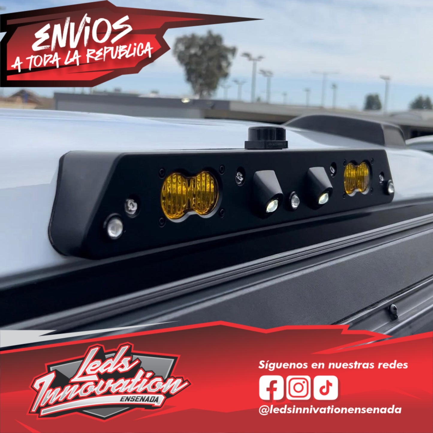 Luz de freno trasera NMO 2015-20 F150-Raptor de aluminio mecanizado