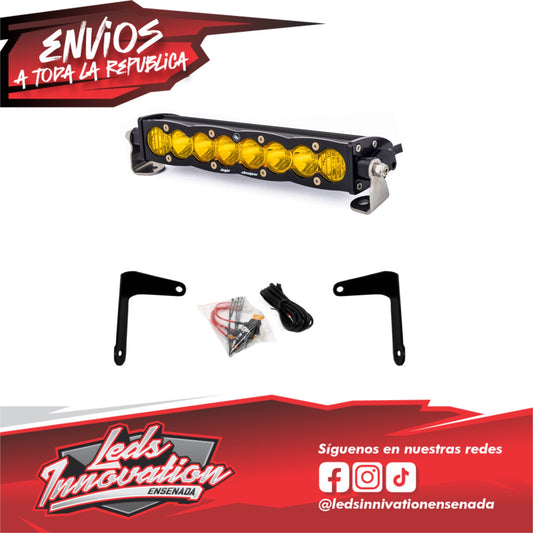 Kit de barra de luces con soporte antivibración de 10 pulgadas para Can-Am S8 - Can-Am Maverick X3 2017-2024