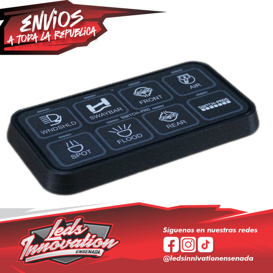 MONTAJE DE BISEL UNIVERSAL DE 8 INTERRUPTORES