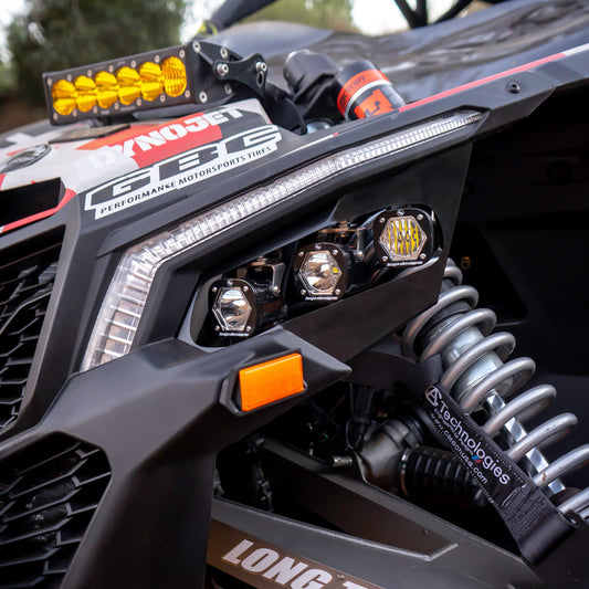 KIT DE FAROS DELANTEROS TRIPLES LED CAN-AM S1 - CAN-AM MAVERICK X3 2017-24