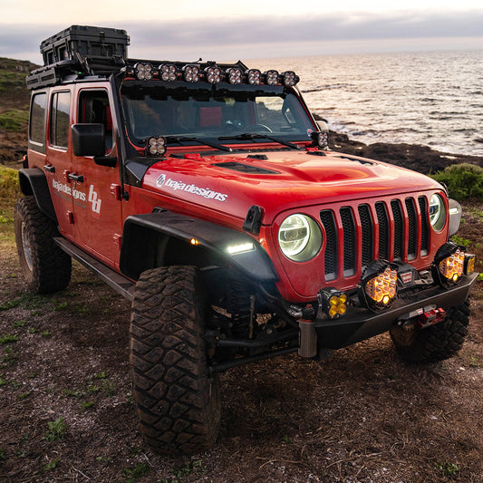 KIT DE LUCES DE TECHO CONECTABLES JEEP JL/JT 8XL - JEEP GLADIATOR 2020-2026; WRANGLER JL 2018-2026; EXCEPTO RUBICON 392, MOJAVE, 4XE
