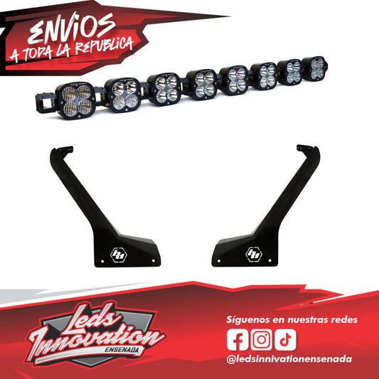 KIT DE LUCES DE TECHO CONECTABLES JEEP JL/JT 8XL - JEEP GLADIATOR 2020-2026; WRANGLER JL 2018-2026; EXCEPTO RUBICON 392, MOJAVE, 4XE
