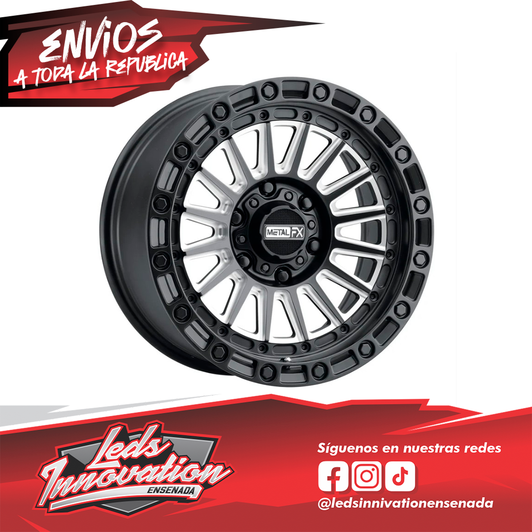 Rogue Truck | Negro satinado con corte de contraste