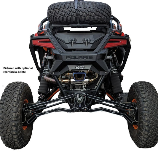 Silenciador deportivo doble RPM Polaris RZR Pro R de 3" con punta de 3" No Turbo