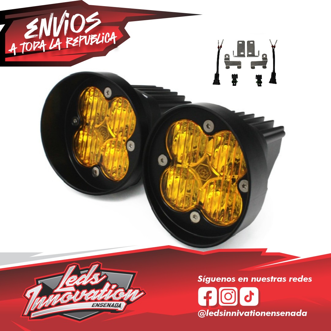 Kit de luces antiniebla deportivas Toyota Squadron-R - Toyota 4Runner 2010-24; Tacoma 2012-23; Tundra 2014-21 Baja Designs