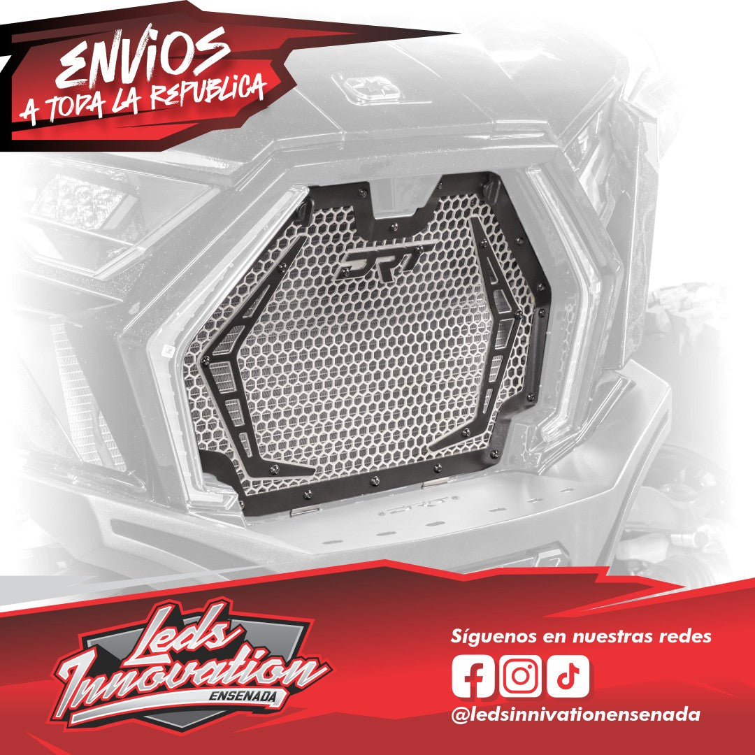 Parrilla delantera de aluminio DRT Polaris 2025+ RZR Pro XP / Pro S / Pro R