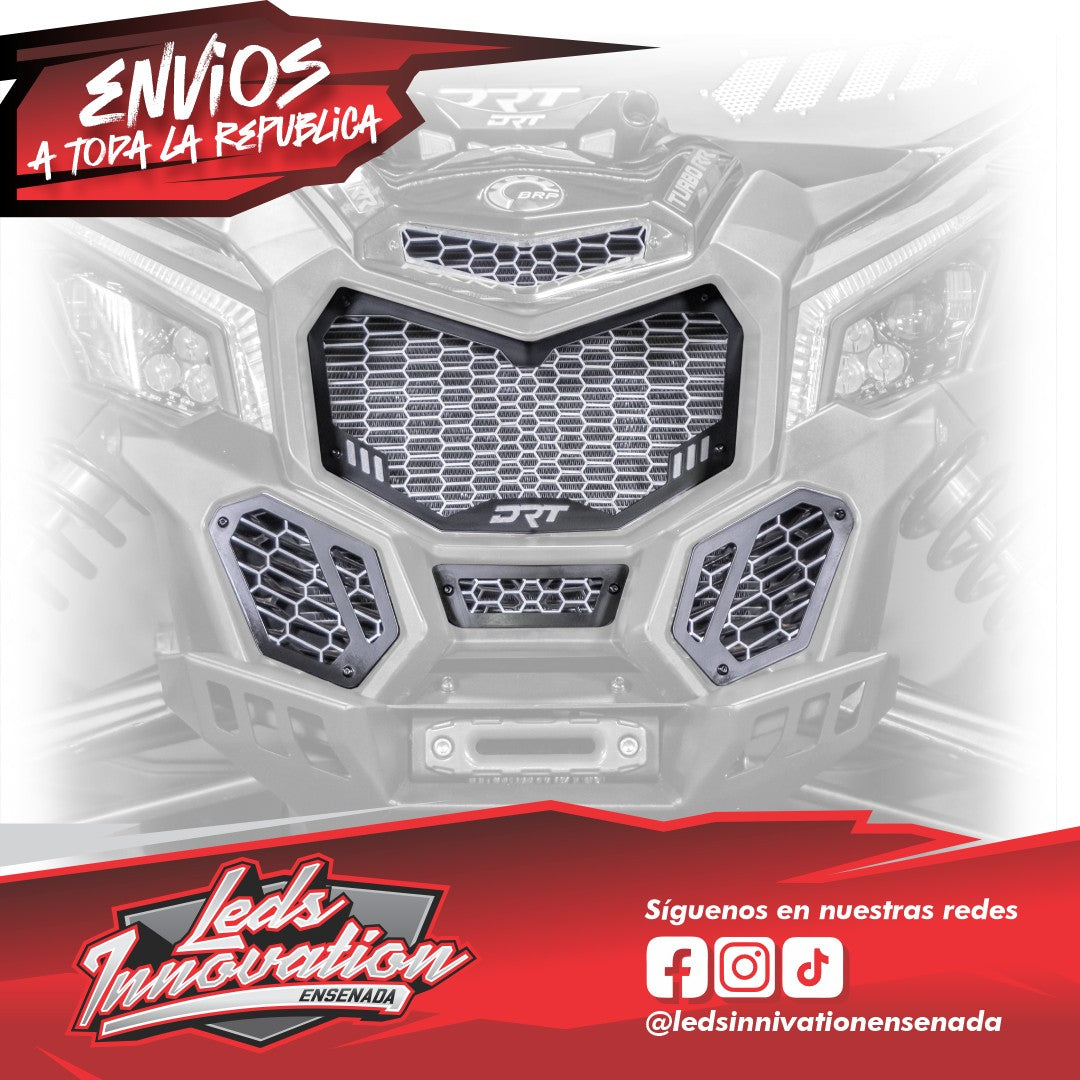 Kit de parrilla delantera de 5 piezas para Can-Am X3 2017+ V2