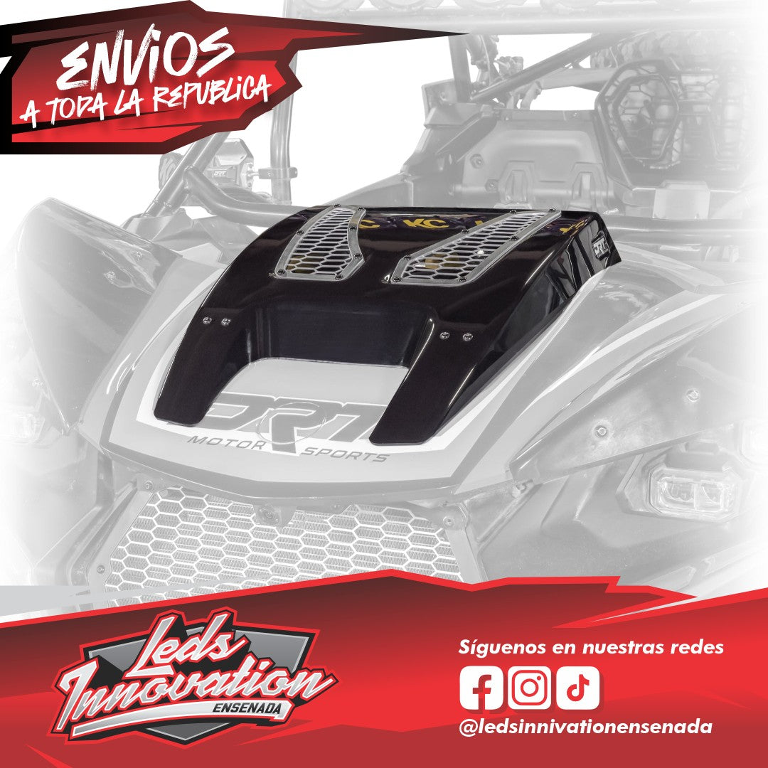 Toma de aire de capó DRT Can-Am 2024+ Maverick R ABS de alto impacto