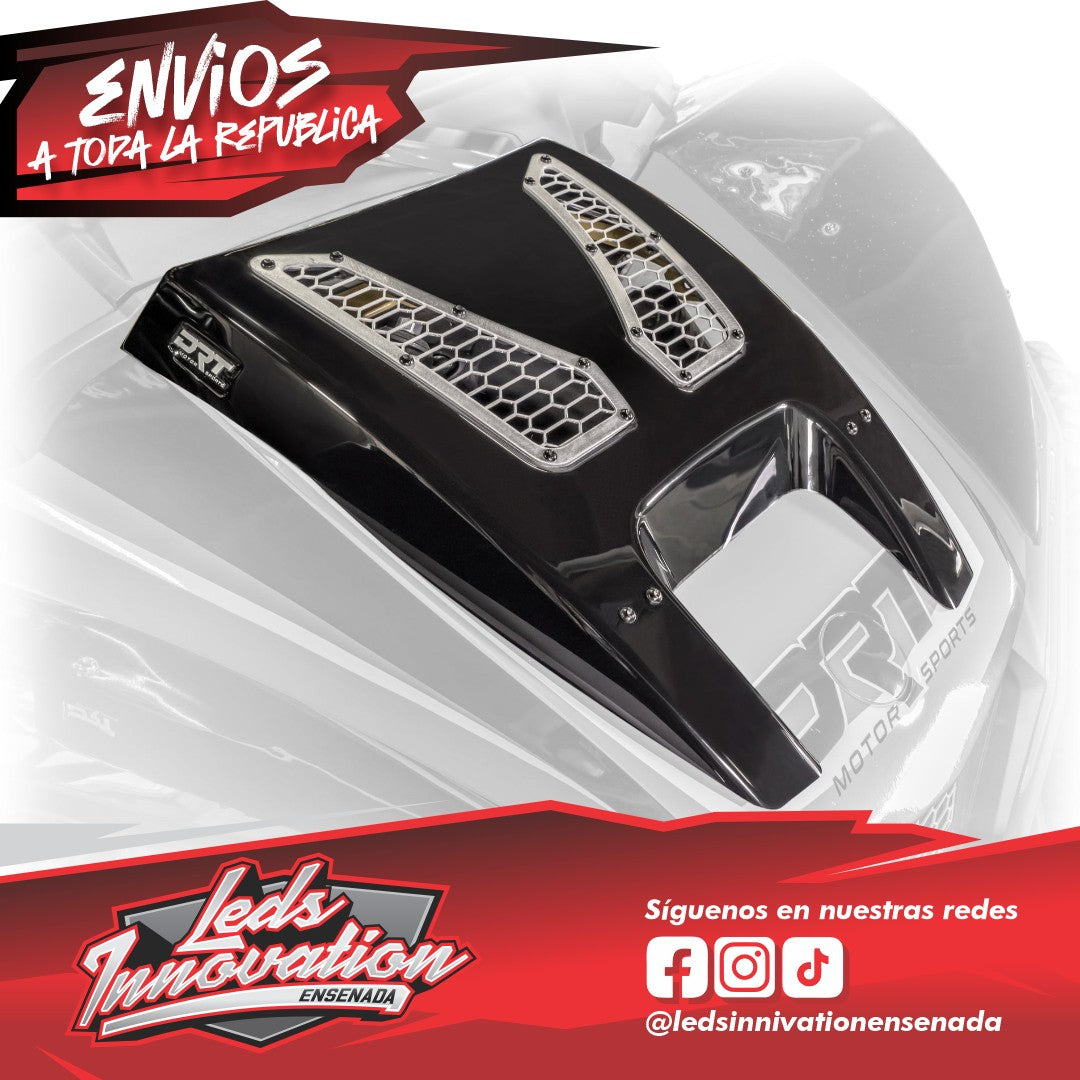 Toma de aire de capó DRT Can-Am 2024+ Maverick R ABS de alto impacto